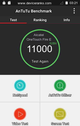 AnTuTu Alcatel OneTouch Fire E