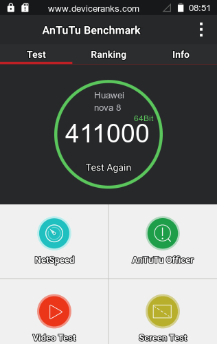 AnTuTu Huawei nova 8