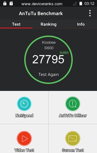 AnTuTu мобильный телефон Koobee S600 AnTuTu Koobee S600