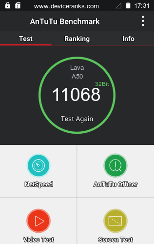 AnTuTu мобильный телефон Lava A50 AnTuTu Lava A50