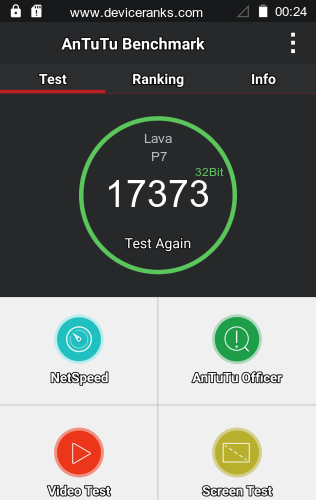 AnTuTu мобильный телефон Lava P7 AnTuTu Lava P7