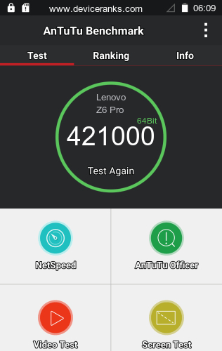 AnTuTu Lenovo Z6 Pro