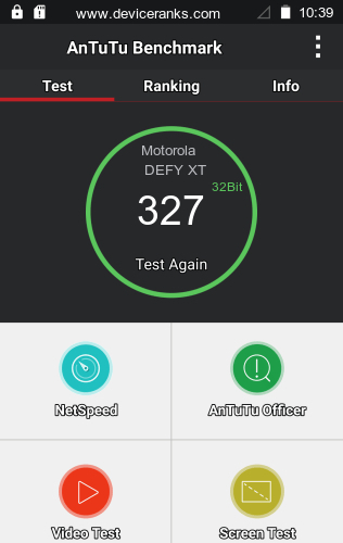 AnTuTu мобильный телефон Motorola DEFY XT AnTuTu Motorola DEFY XT