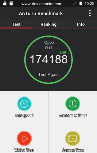 AnTuTu Oppo R17