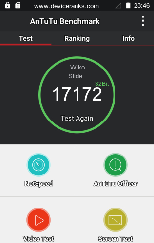 AnTuTu мобильный телефон Wiko Slide AnTuTu Wiko Slide