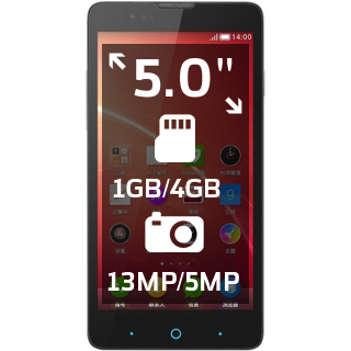 ZTE V5 Red Bull 4 GB